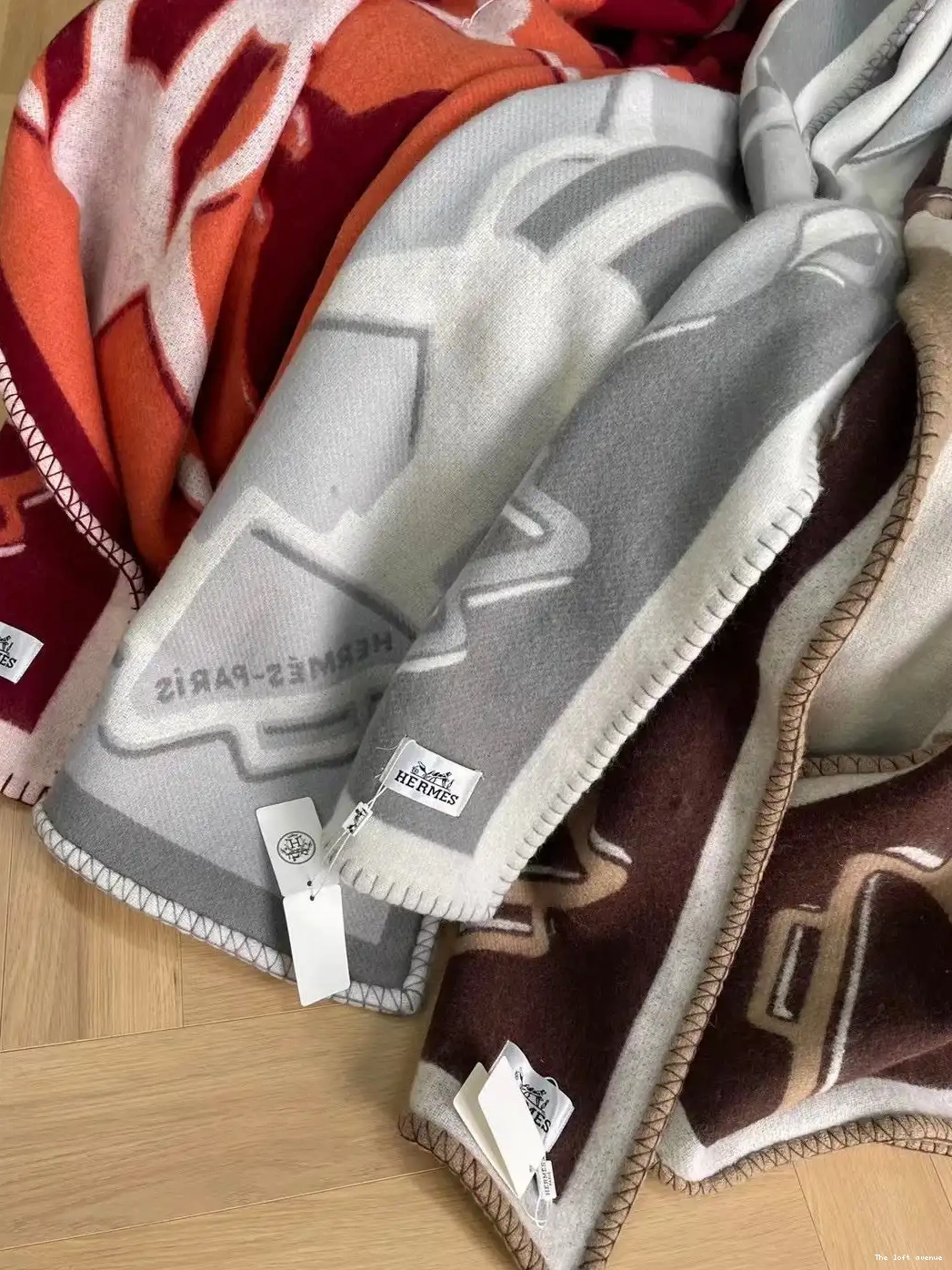 TATERSALE THROW HERMES WOOL BLANKET 0508